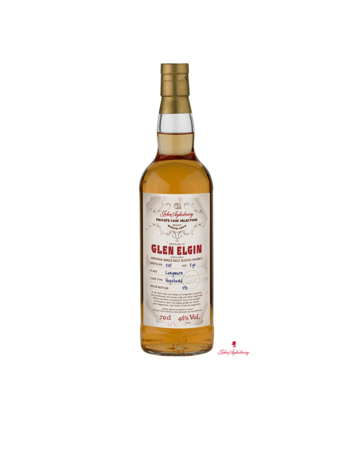 John Aylesbury Glen Elgin 11YO 2011 Private Cask Speyside