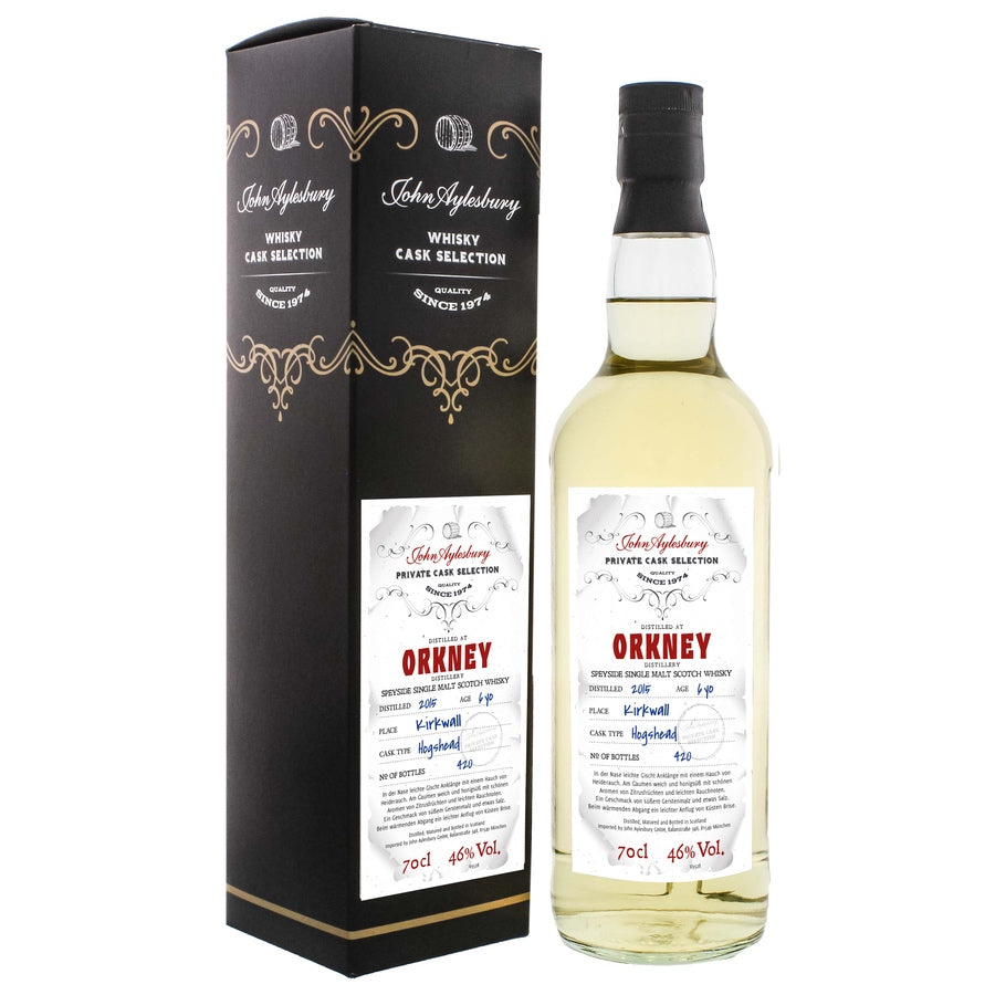 John Aylesbury Private Cask Selection Secret Orkney 6YO 2015 Single Malt Whisky